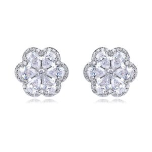 Aretes Flor de Luz con Zirconia | Veramorest