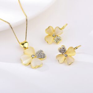 Set Milagro Dorado – Collar y Aretes Veramorest