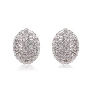 Aretes Topos Platinados