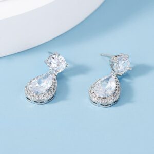 Aretes Platinados Luz Estelar