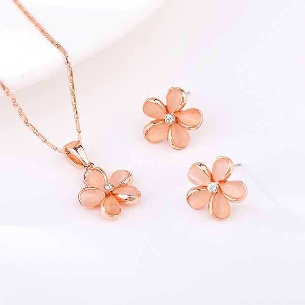 Set-Aretes-y-Collar-Flor-Rosa-Veramorest