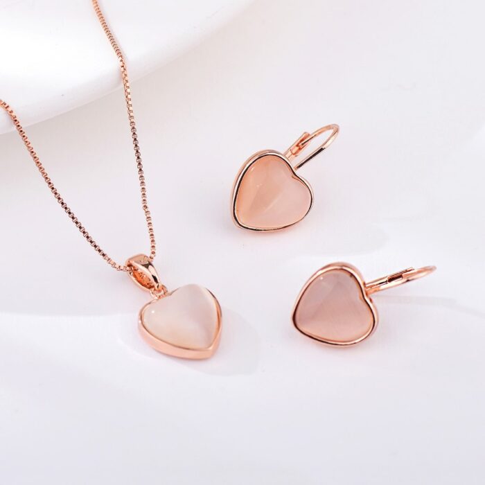 Set Aretes y Collar Amor Sereno