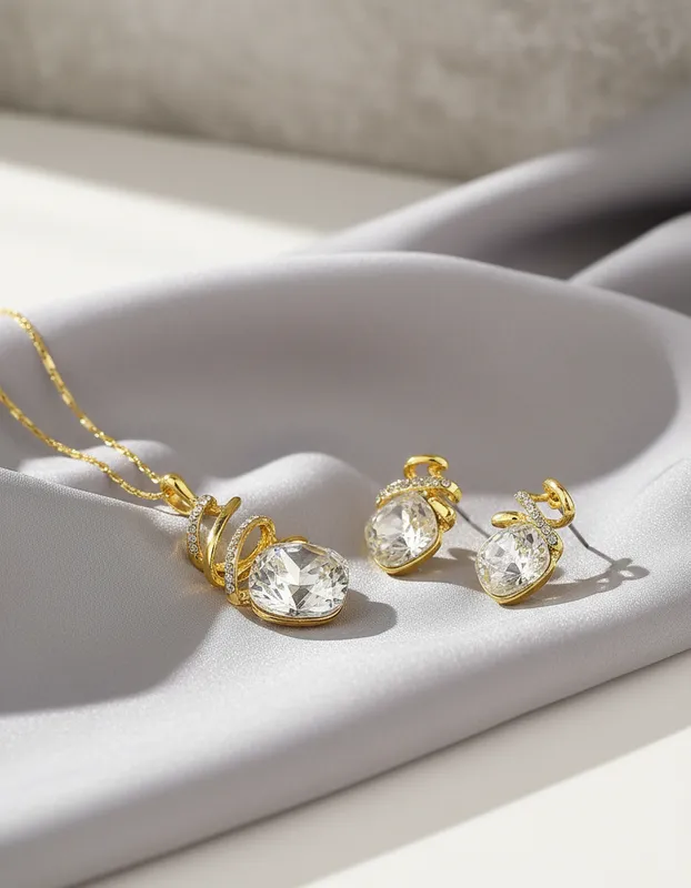 Set Brillo de Vida – Collar y Aretes| Veramorest - Imagen 2