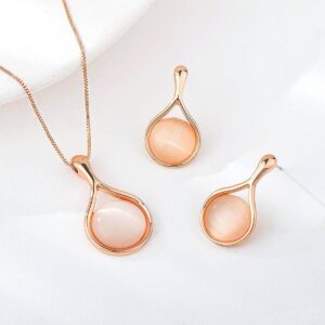 Set Collar y Aretes Rosalia