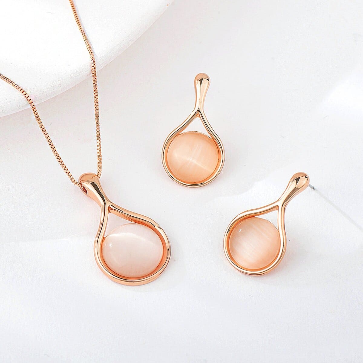 Set Collar y Aretes Rosalia