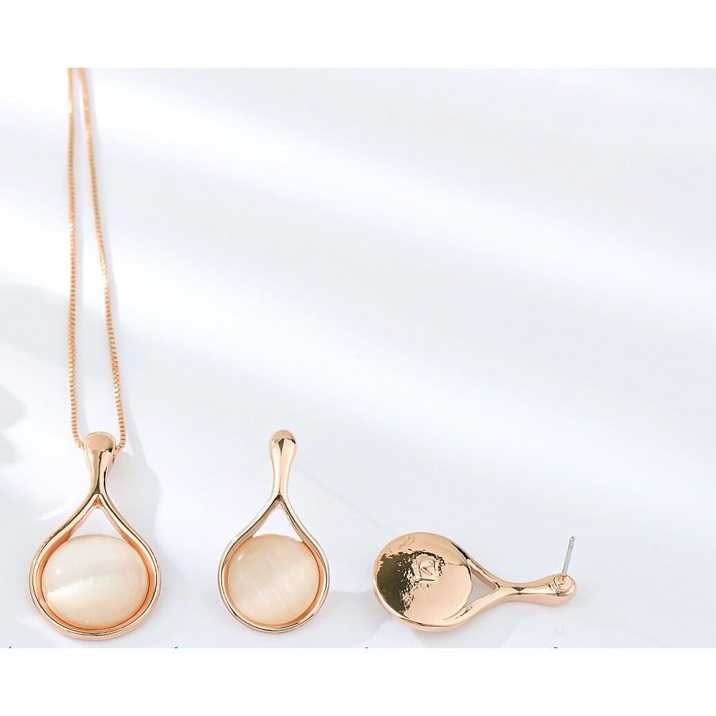 Set Collar y Aretes Rosalia - Imagen 2