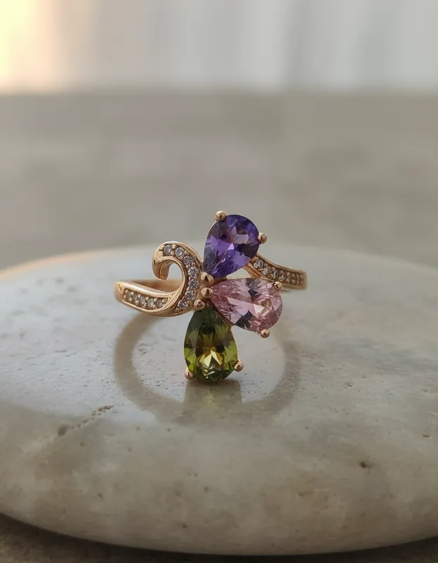 Anillo tricolor Veramorest