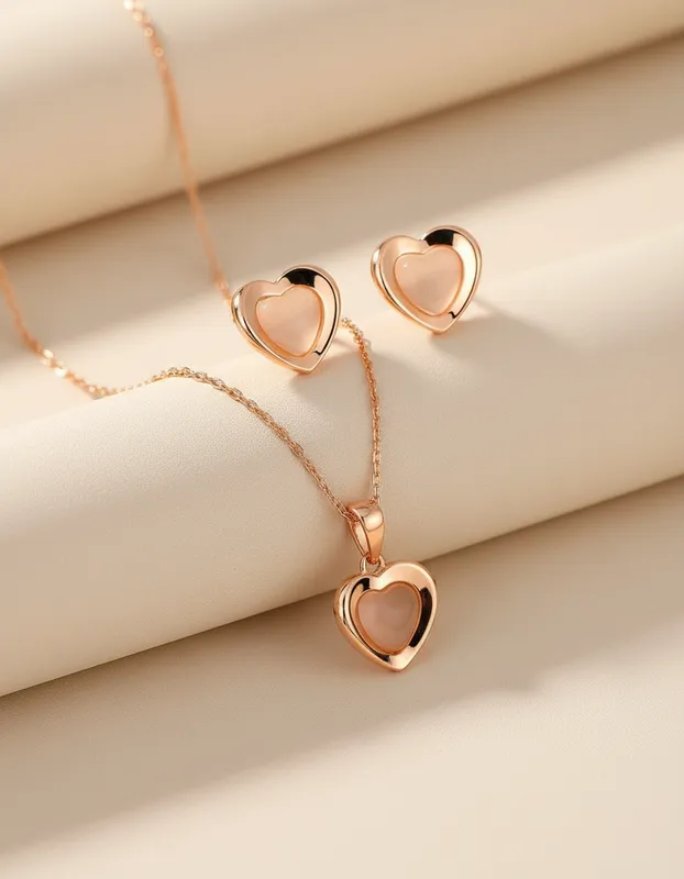 Set de Collar y Aretes Amor Sereno – Veramorest - Imagen 3