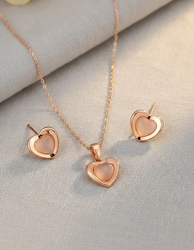 Set de Collar y Aretes Amor Sereno – Veramorest - Imagen 2